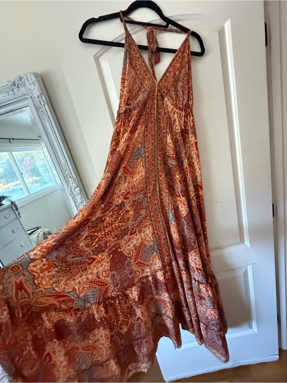 Bohemian Paisley Maxi Dress